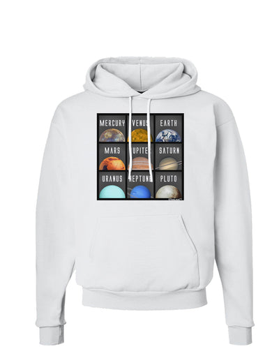 Solar System Squares Hoodie Sweatshirt-Hoodie-TooLoud-White-Small-Davson Sales