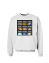 Solar System Squares Sweatshirt-Sweatshirt-TooLoud-White-Small-Davson Sales