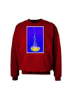 Solo Jellyfish Watercolor Adult Dark Sweatshirt-Sweatshirts-TooLoud-Deep-Red-Small-Davson Sales