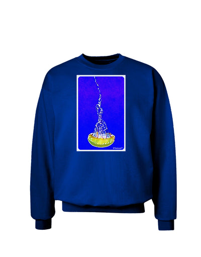 Solo Jellyfish Watercolor Adult Dark Sweatshirt-Sweatshirts-TooLoud-Deep-Royal-Blue-Small-Davson Sales