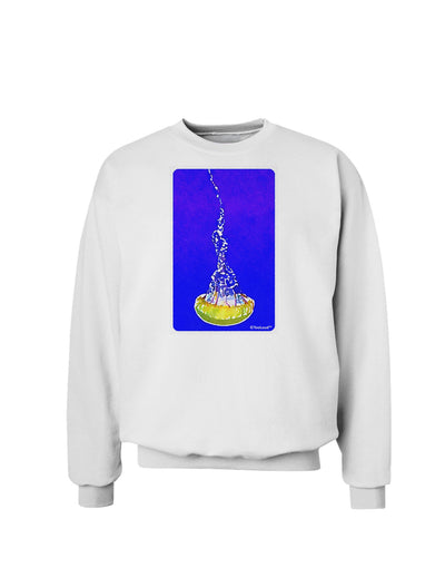 Solo Jellyfish Watercolor Sweatshirt-Sweatshirts-TooLoud-White-Small-Davson Sales