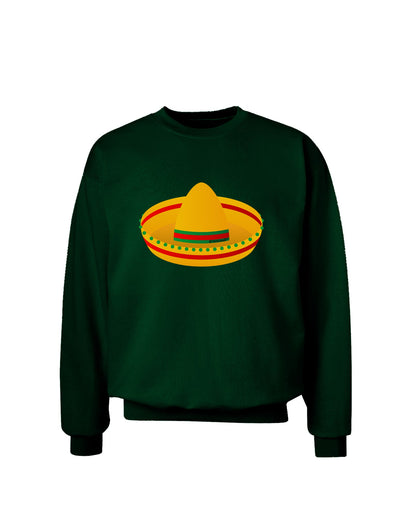 Sombrero Design Adult Dark Sweatshirt by TooLoud-Sweatshirts-TooLoud-Deep-Forest-Green-Small-Davson Sales