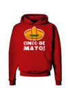 Sombrero Design - Cinco de Mayo Dark Hoodie Sweatshirt by TooLoud-Hoodie-TooLoud-Red-Small-Davson Sales