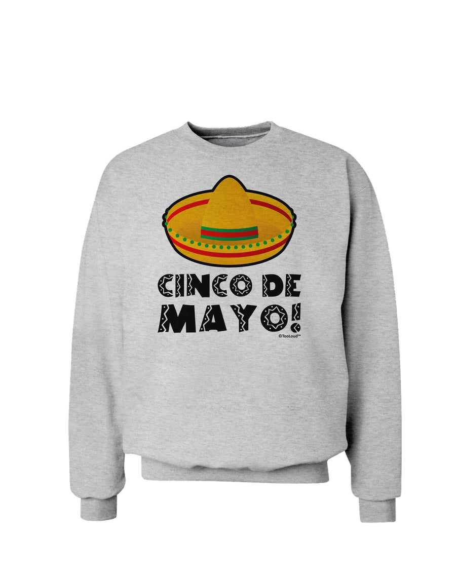 Sombrero Design - Cinco de Mayo Sweatshirt by TooLoud-Sweatshirts-TooLoud-White-Small-Davson Sales