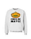 Sombrero Design - Cinco de Mayo Sweatshirt by TooLoud-Sweatshirts-TooLoud-White-Small-Davson Sales