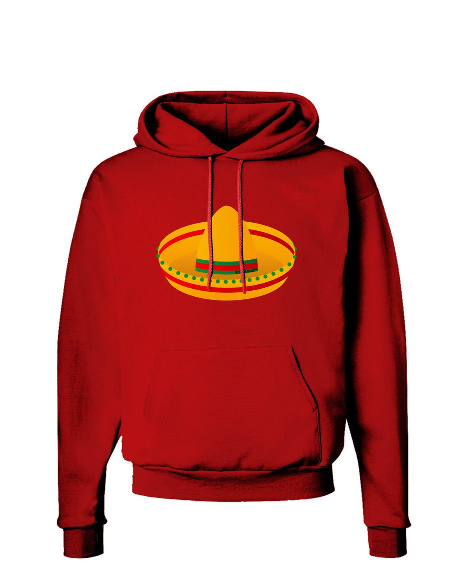 Sombrero Design Dark Hoodie Sweatshirt by TooLoud-Hoodie-TooLoud-Black-Small-Davson Sales