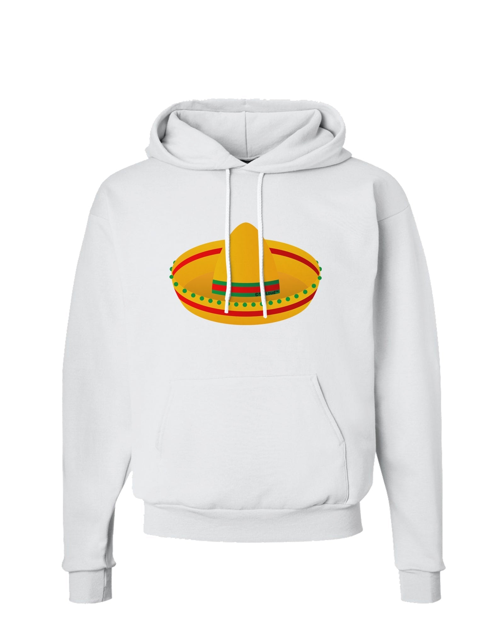 Sombrero Design Hoodie Sweatshirt by TooLoud-Hoodie-TooLoud-White-Small-Davson Sales