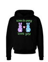 Somebunny Loves You Dark Hoodie Sweatshirt by TooLoud-Hoodie-TooLoud-Black-Small-Davson Sales