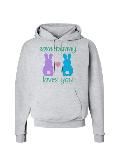 Somebunny Loves You Hoodie Sweatshirt by TooLoud-Hoodie-TooLoud-AshGray-Small-Davson Sales