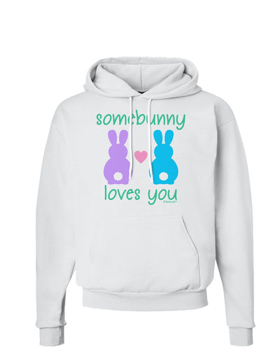 Somebunny Loves You Hoodie Sweatshirt by TooLoud-Hoodie-TooLoud-White-Small-Davson Sales