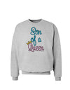 Son of a Queen - Matching Mom and Son Design Sweatshirt by TooLoud-Sweatshirts-TooLoud-AshGray-Small-Davson Sales