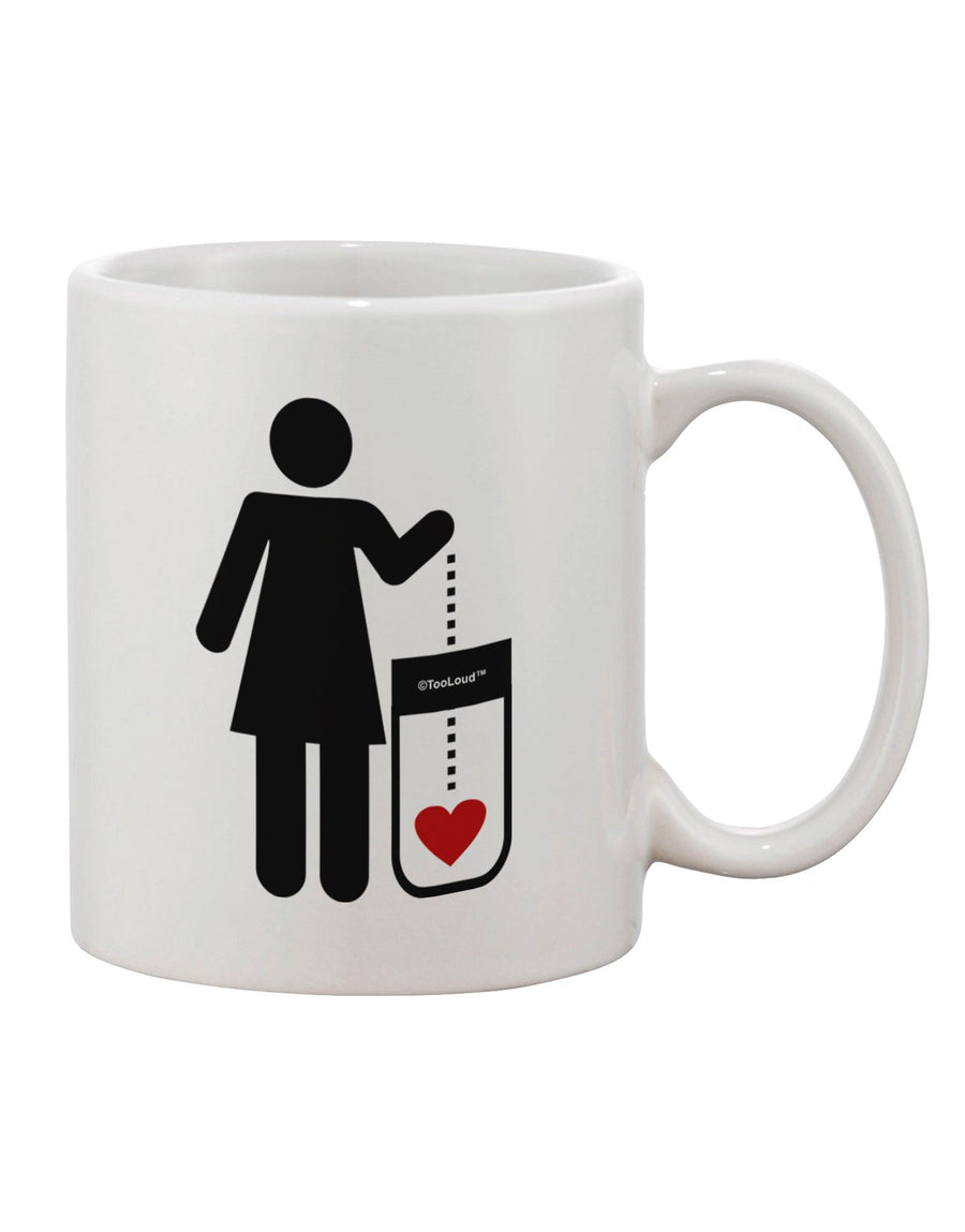 Sophisticated and Content - Single Woman Printed 11 oz Coffee Mug by TooLoud-11 OZ Coffee Mug-TooLoud-White-Davson Sales