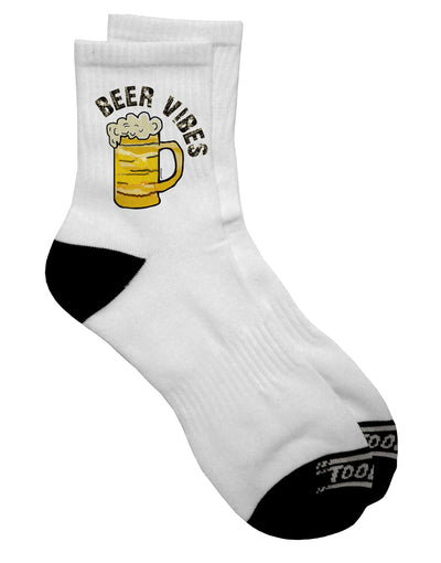 Sophisticated Beer-Inspired Dark Adult Socks - TooLoud-Socks-TooLoud-Short-Ladies-4-6-Davson Sales