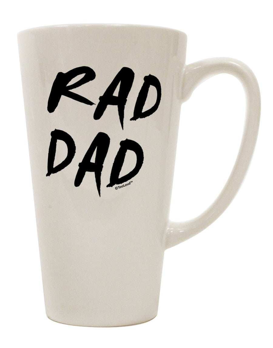 Sophisticated Conical Latte Coffee Mug for Discerning Dads - TooLoud-Conical Latte Mug-TooLoud-White-Davson Sales