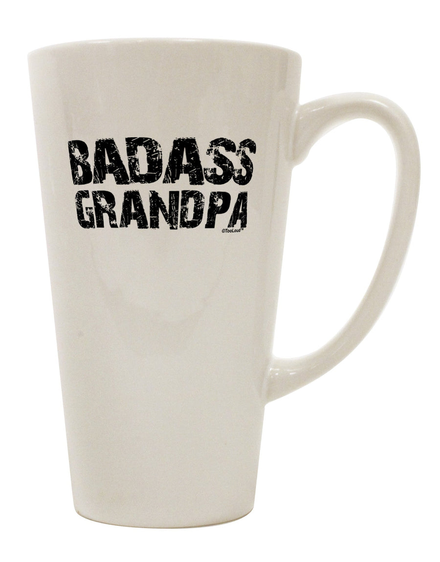 Sophisticated Conical Latte Coffee Mug for the Discerning Grandfather - TooLoud-Conical Latte Mug-TooLoud-White-Davson Sales