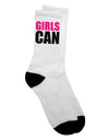 Sophisticated Girls' Adult Crew Socks - by TooLoud-Socks-TooLoud-White-Ladies-4-6-Davson Sales