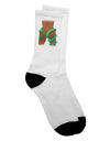 Sophisticated Lady Anaconda Design Dark Adult Crew Socks - TooLoud-Socks-TooLoud-White-Ladies-4-6-Davson Sales