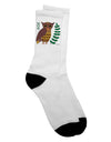 Sophisticated Owl of Athena Adult Crew Socks - Crafted by TooLoud-Socks-TooLoud-White-Ladies-4-6-Davson Sales