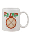 Sophisticated Pa Rum Pum Pum Pum Design on an Exquisite 11 oz Coffee Mug - TooLoud-11 OZ Coffee Mug-TooLoud-White-Davson Sales