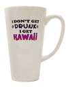 Sophisticated Sips - Kawaii 16 Ounce Conical Latte Coffee Mug - TooLoud-Conical Latte Mug-TooLoud-White-Davson Sales