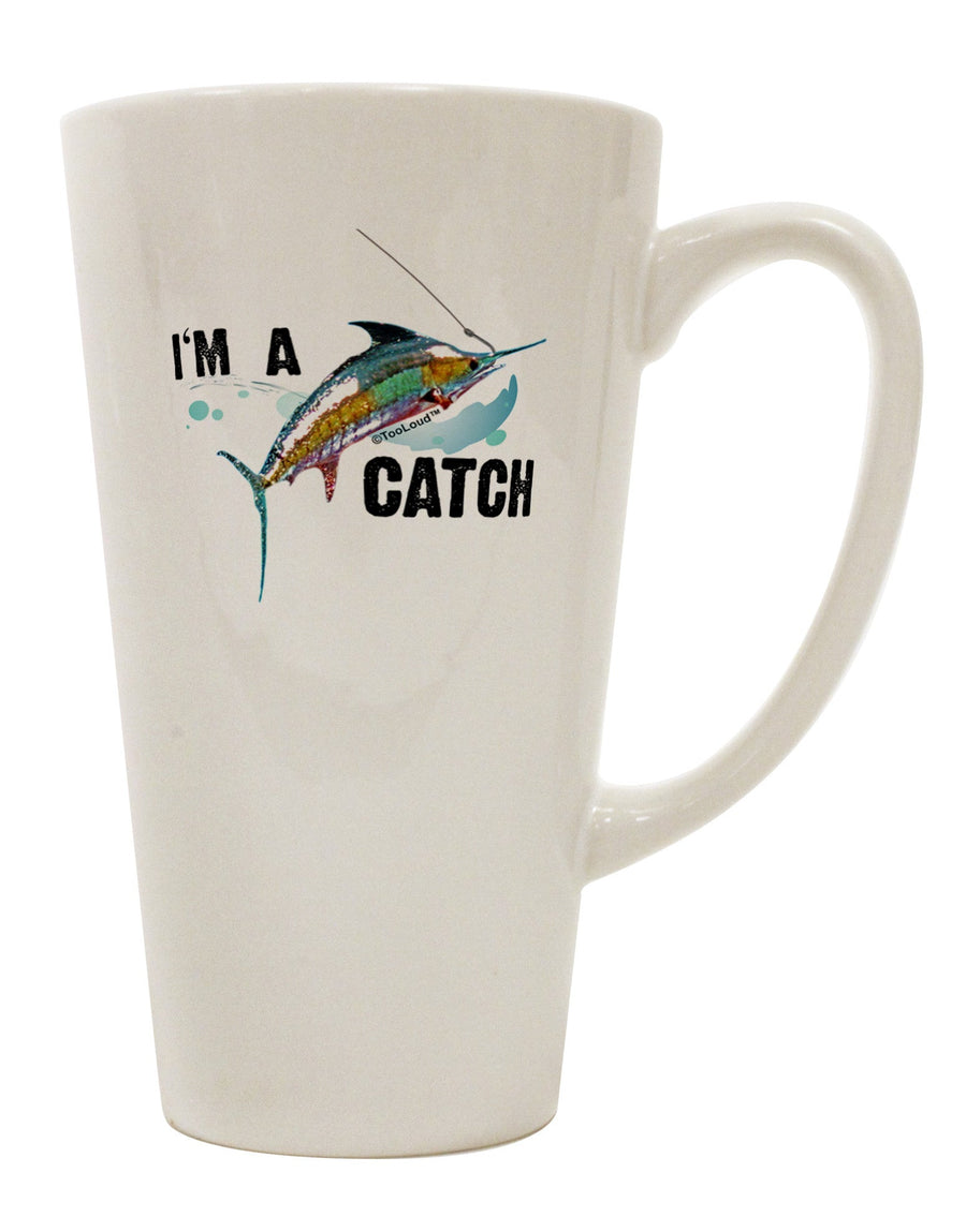 Sophisticated Swordfish 16 Ounce Conical Latte Coffee Mug - TooLoud-Conical Latte Mug-TooLoud-White-Davson Sales