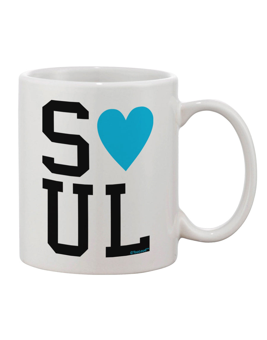 Soulful Harmony: Exquisite Blue Printed 11 oz Coffee Mug - Crafted by a Drinkware Expert-11 OZ Coffee Mug-TooLoud-White-Davson Sales