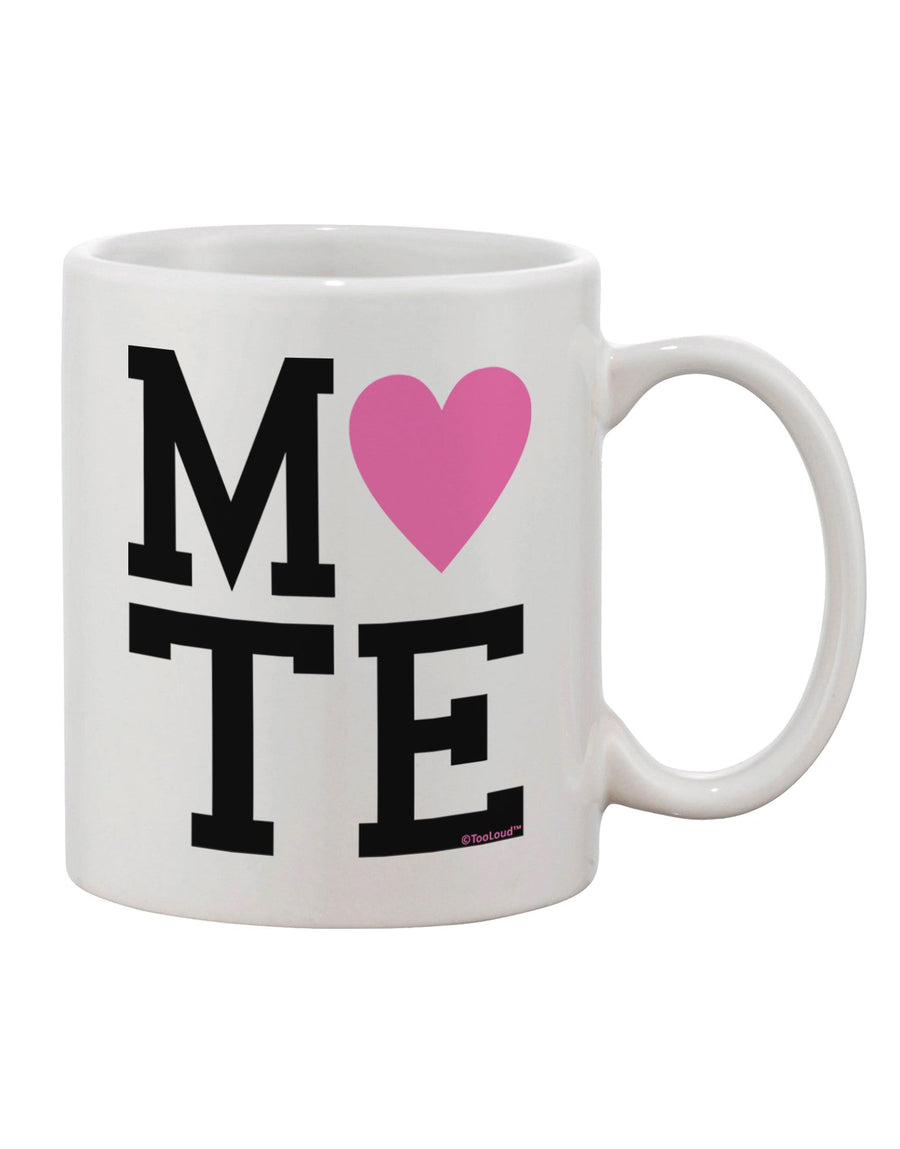 Soulmate-Inspired Drinkware: Pink Printed 11 oz Coffee Mug - Crafted by a Drinkware Expert-11 OZ Coffee Mug-TooLoud-White-Davson Sales