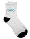 South Beach Style Design Adult Short Socks - Exclusively by TooLoud-Socks-TooLoud-White-Ladies-4-6-Davson Sales