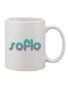 South Beach Style Design Printed 11 oz Coffee Mug - Expertly Crafted by TooLoud-11 OZ Coffee Mug-TooLoud-White-Davson Sales