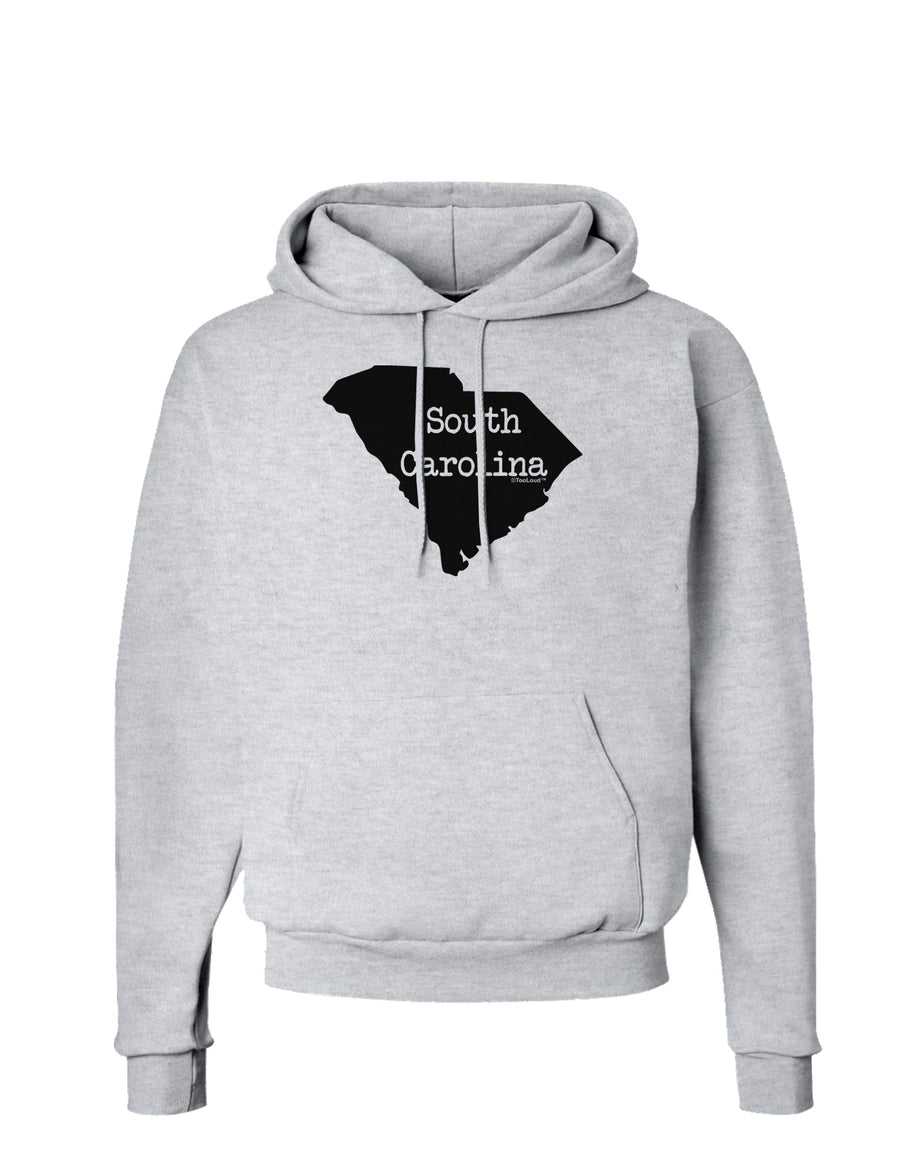 South Carolina - United States Shape Hoodie Sweatshirt by TooLoud-Hoodie-TooLoud-White-Small-Davson Sales