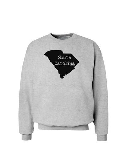 South Carolina - United States Shape Sweatshirt by TooLoud-Sweatshirts-TooLoud-AshGray-Small-Davson Sales