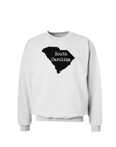 South Carolina - United States Shape Sweatshirt by TooLoud-Sweatshirts-TooLoud-White-Small-Davson Sales