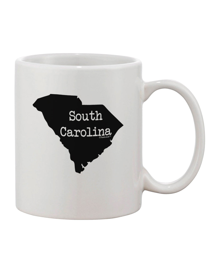 South Carolina - United States Themed 11 oz Coffee Mug - Expertly Crafted by TooLoud-11 OZ Coffee Mug-TooLoud-White-Davson Sales