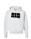 South Dakota - United States Shape Hoodie Sweatshirt by TooLoud-Hoodie-TooLoud-White-Small-Davson Sales