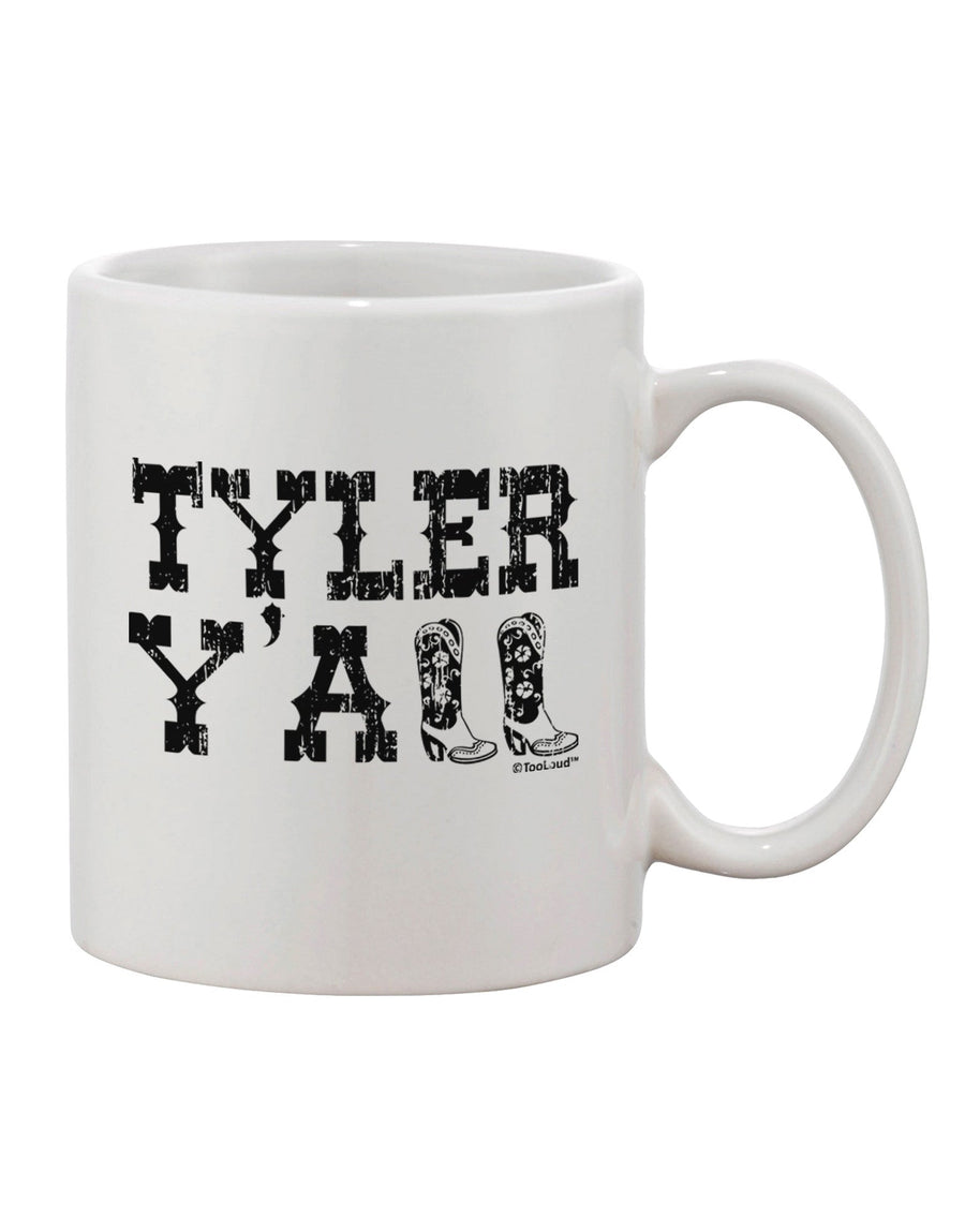 Southwestern Inspired 11 oz Coffee Mug - Expertly Crafted for Tyler Y'all - TooLoud-11 OZ Coffee Mug-TooLoud-White-Davson Sales