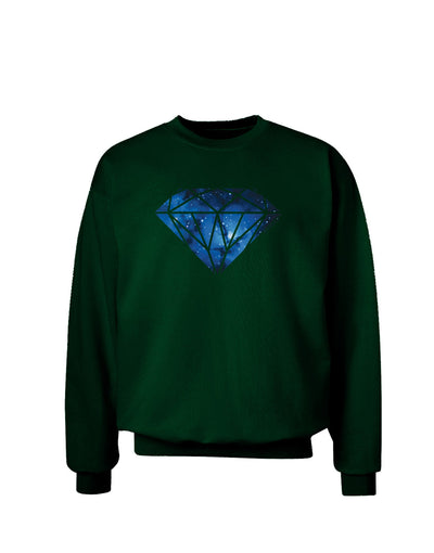 Space Diamond Adult Dark Sweatshirt-Sweatshirts-TooLoud-Deep-Forest-Green-Small-Davson Sales