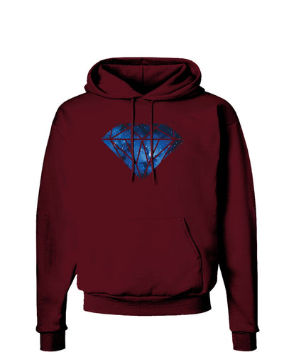 Space Diamond Dark Hoodie Sweatshirt-Hoodie-TooLoud-Maroon-Small-Davson Sales