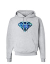 Space Diamond Hoodie Sweatshirt-Hoodie-TooLoud-AshGray-Small-Davson Sales