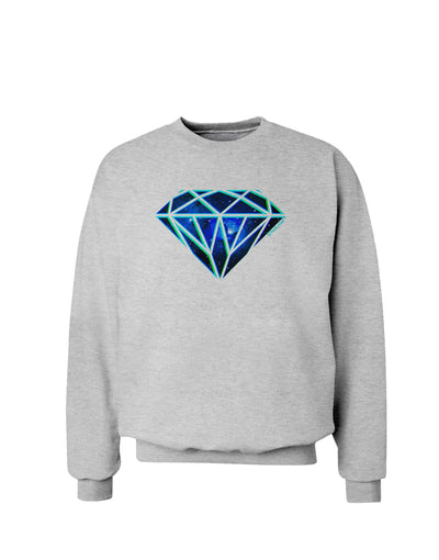 Space Diamond Sweatshirt-Sweatshirts-TooLoud-AshGray-Small-Davson Sales