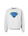 Space Diamond Sweatshirt-Sweatshirts-TooLoud-White-Small-Davson Sales