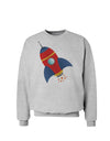 Space Rocket Ship and Stars Sweatshirt by TooLoud-Sweatshirts-TooLoud-AshGray-Small-Davson Sales