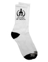 Spartan Victory Or Death Crew Socks - Enhance Your Style with Confidence-Socks-TooLoud-White-Ladies-4-6-Davson Sales