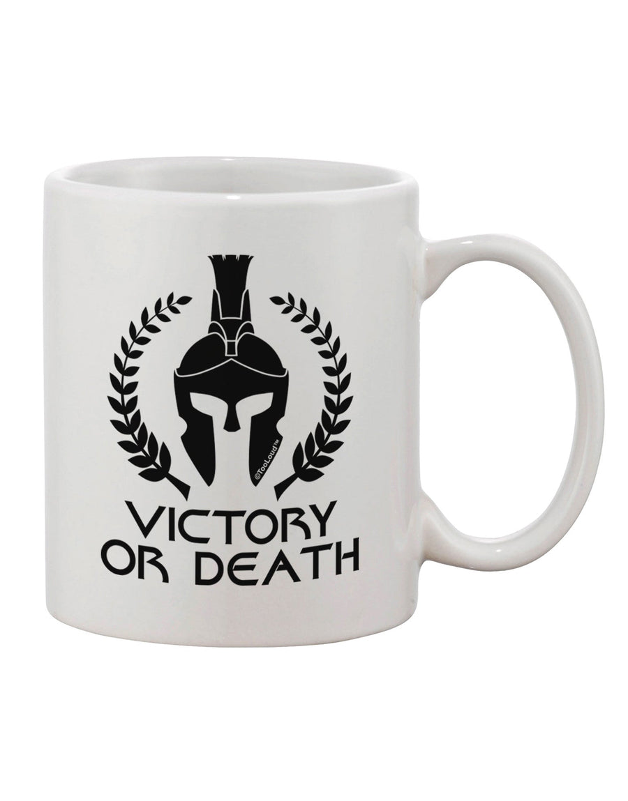 Spartan Victory Or Death - Exquisite 11 oz Coffee Mug TooLoud-11 OZ Coffee Mug-TooLoud-White-Davson Sales