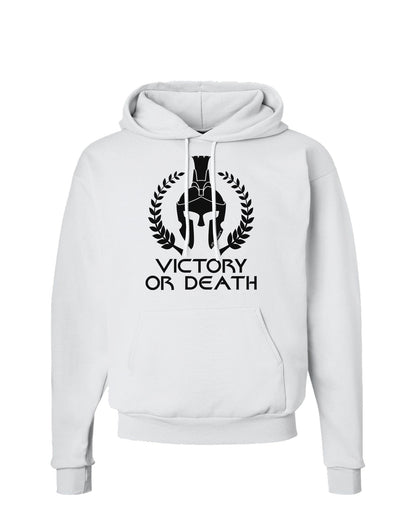 Spartan Victory Or Death Hoodie Sweatshirt-Hoodie-TooLoud-White-Small-Davson Sales