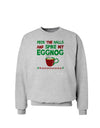 Spike My Eggnog Sweatshirt-Sweatshirts-TooLoud-AshGray-Small-Davson Sales