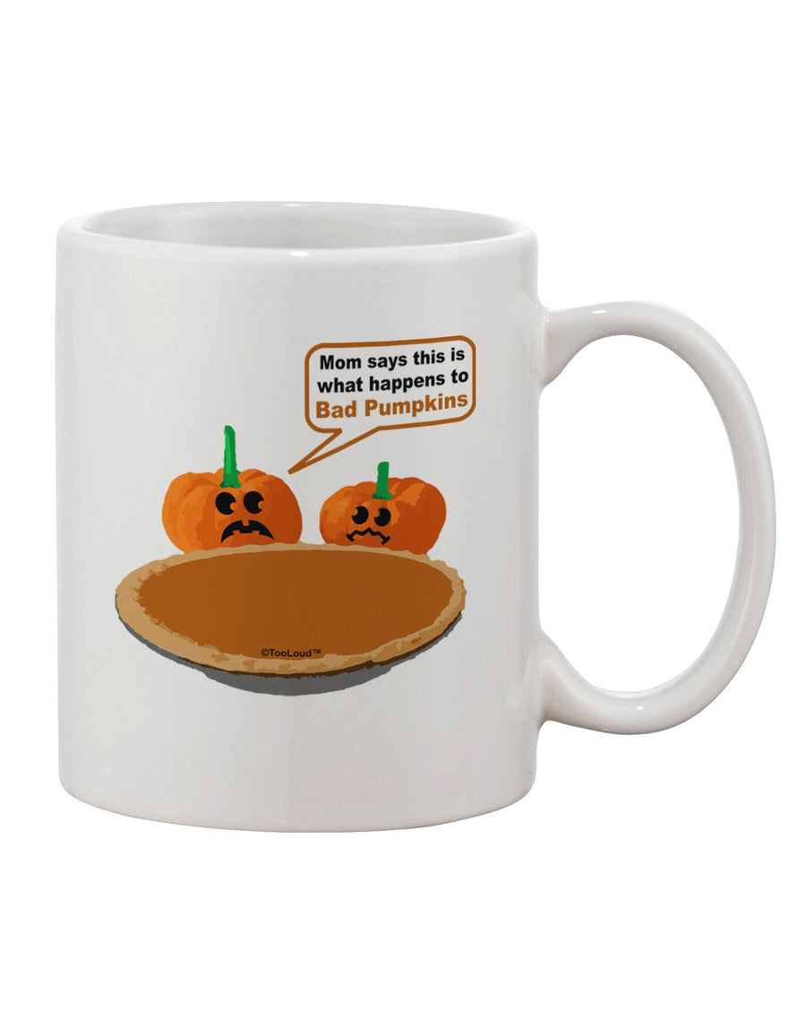 Spooktacular Bad Pumpkins Printed 11 oz Coffee Mug - TooLoud-11 OZ Coffee Mug-TooLoud-White-Davson Sales