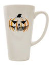 Spooky Jack 16 Ounce Conical Latte Coffee Mug - TooLoud-Conical Latte Mug-TooLoud-White-Davson Sales