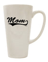 Sports Tail Script 16 Ounce Conical Latte Coffee Mug for Moms - Expertly Crafted by TooLoud-Conical Latte Mug-TooLoud-White-Davson Sales