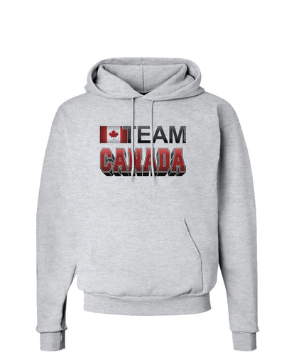 Sporty Team Canada Hoodie Sweatshirt-Hoodie-TooLoud-AshGray-Small-Davson Sales