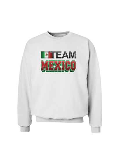 Sporty Team Mexico Sweatshirt-Sweatshirts-TooLoud-White-Small-Davson Sales